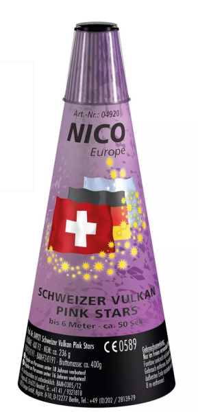 Schweizer Vulkan Metal Pink 6 Meter