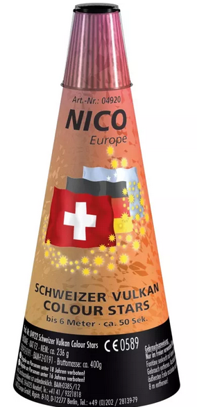 Schweizer Vulkan Colour Stars 6 meter