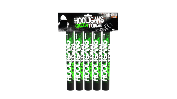 Hooligans Fackel Bengalo Grün